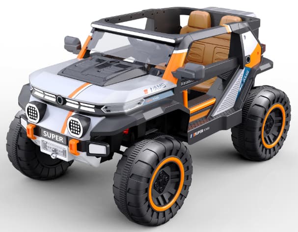 Fashion Remote-Controlled Electric Ride-On Car for Kids Aged 4+