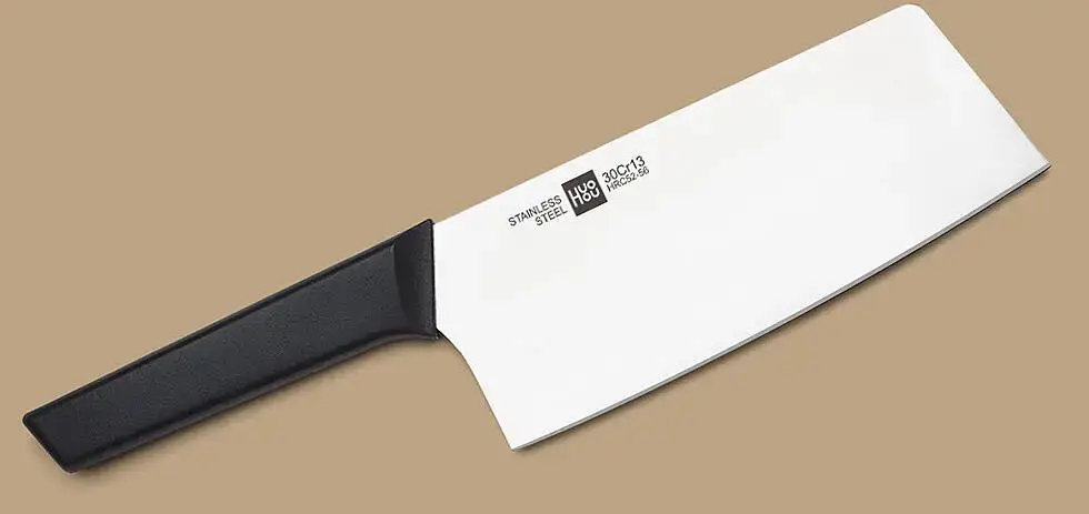 Huohou HU0057 6-in-1 Kitchen Knife Set with Wooden Stand