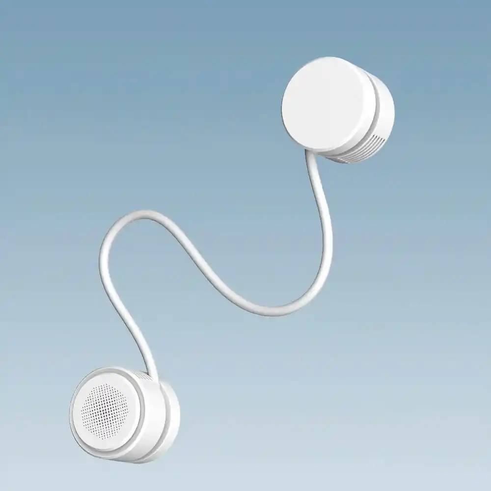 WiWU FS014 Twins Neck Fan Dual Head Wearable Cooling Fan