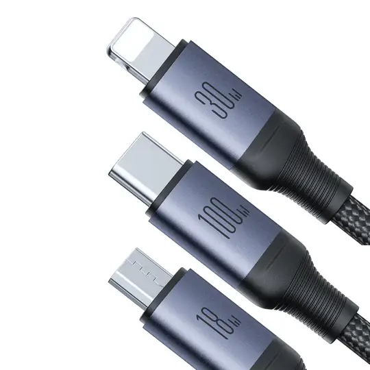 Joyroom SA21-2T3 Speedy Series 100W 6-in-1 Multi-Port Fast Charging Cable