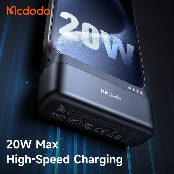 Mcdodo 630 Ultra Slim 20W T-Capsule 5000mAh Power Bank with Type-C & LED Display