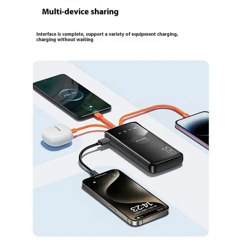 Awei P67K 10000mAh Multi-Port Fast Charging Power Bank