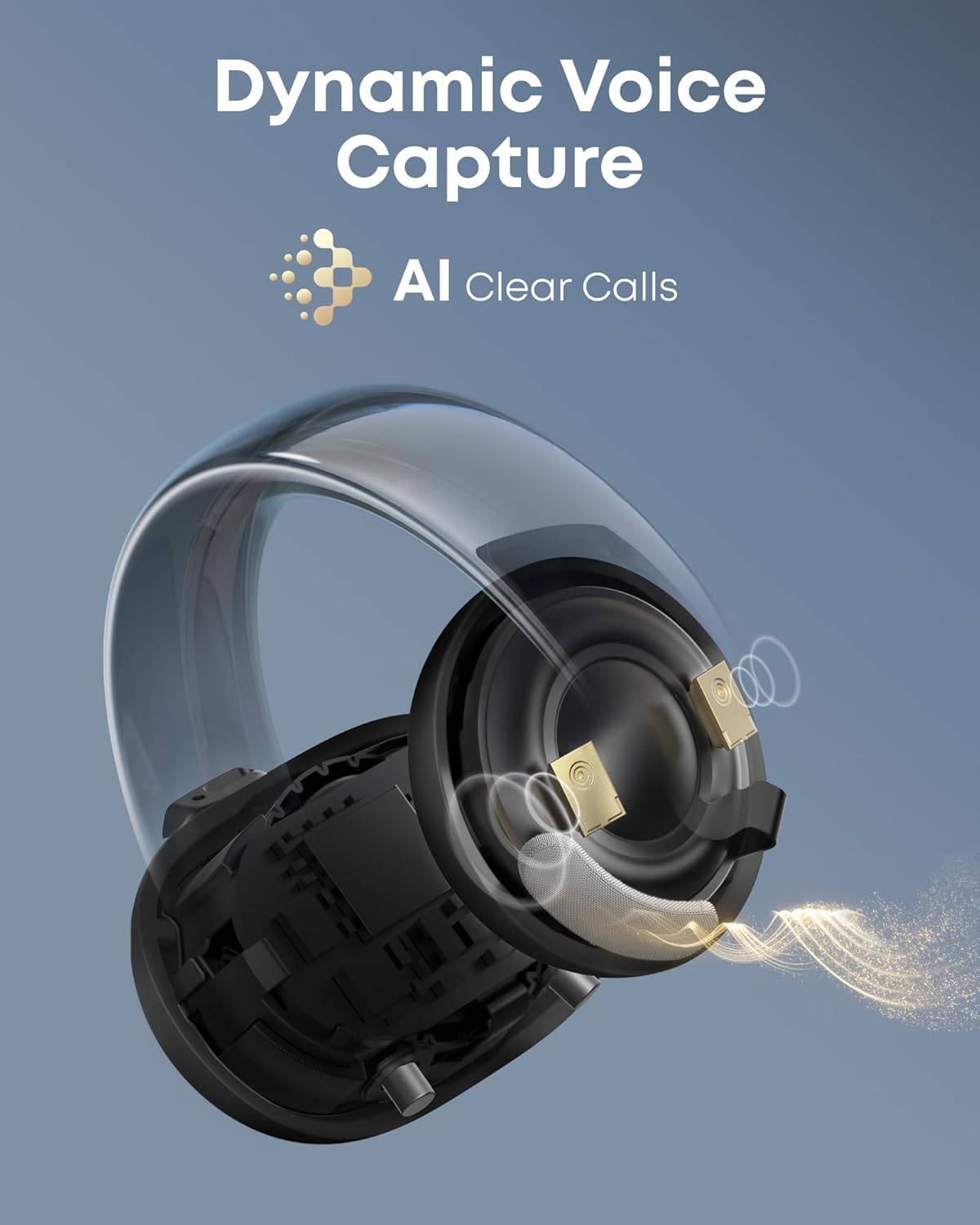 Soundcore AeroClip A3388 Open-Ear Clip-On Earbuds with AI Mics & Powerful Bass
