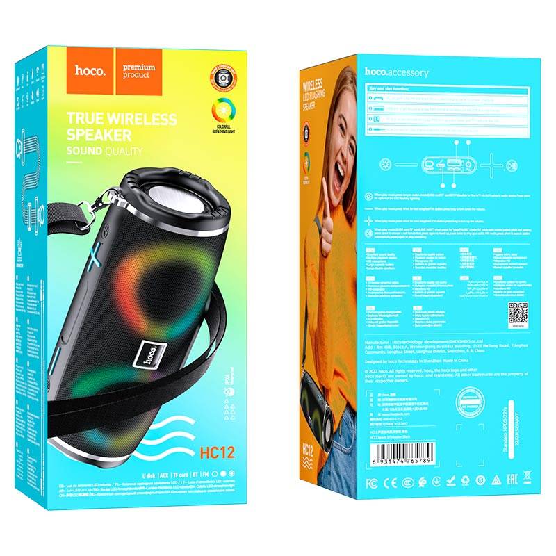 Hoco HC12 True Wireless Portable Bluetooth Speaker