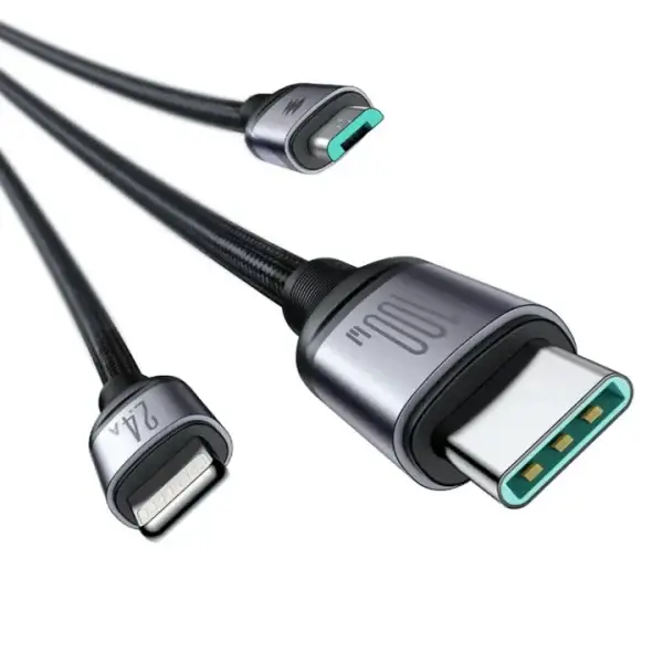 Joyroom S-A21 Speedy Series 100W 3-in-1 Fast Charging Cable 1.2m