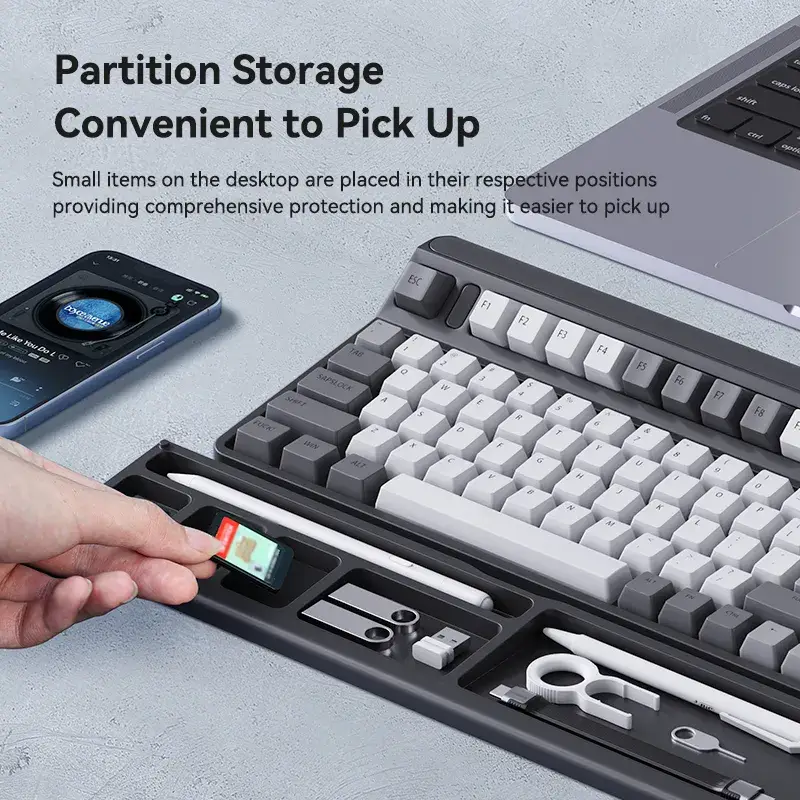 Xiaomi Hagibis Ergonomic Soft Keyboard Wrist Rest Pad with Built-in Storage Box