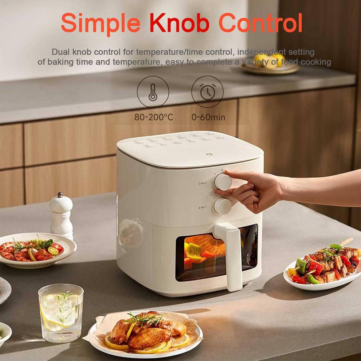 Xiaomi MAF11 Smart Air Fryer N1 5L Digital Oil-Free Cooker
