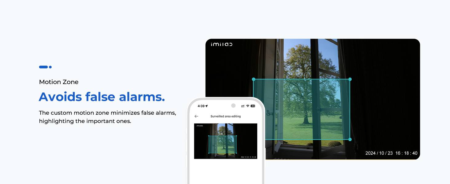 IMILAB C21 2.5K Wi-Fi Indoor Security Camera with Plug-in Power and Smart Monitoring