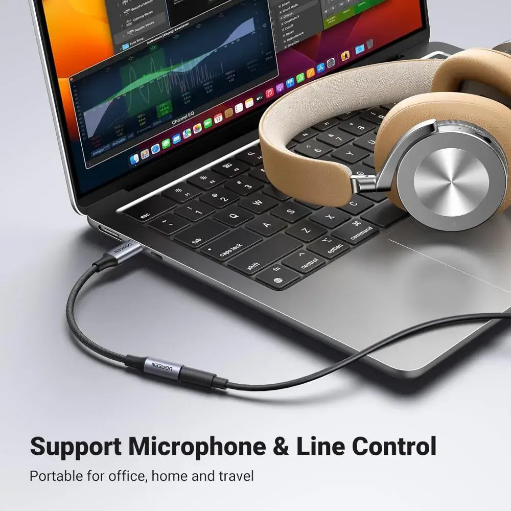UGREEN AV161 USB-C to 3.5mm Headphone Adapter with DAC Chip 80154