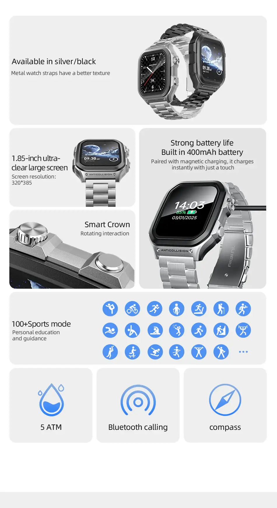 Awei H53 GPS Sports Smartwatch