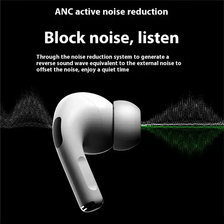 WiWU T22 ANC True Wireless Earbuds with LCD Touch Control Charging Case