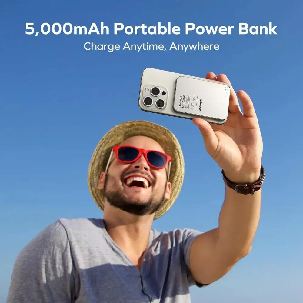 Momax Q.Mag X 5000mAh Magnetic Wireless Power Bank