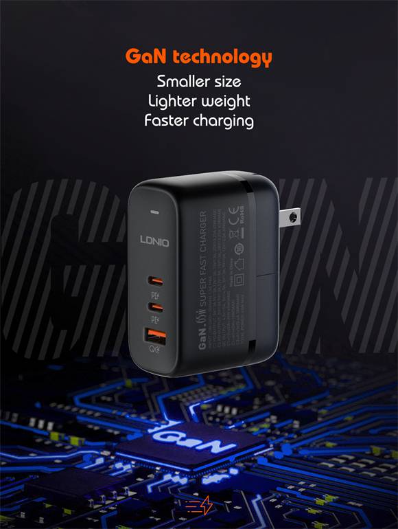 LDNIO Q366 PD 3.0 Ultra-Compact 65W GaN Fast Charger