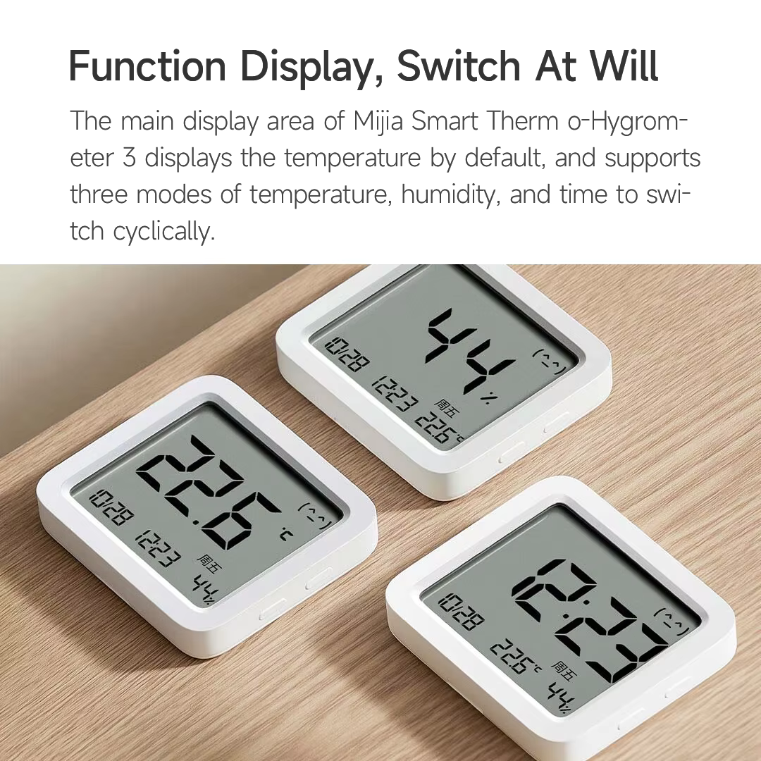 Xiaomi Mijia Smart Temperature and Humidity Meter 3