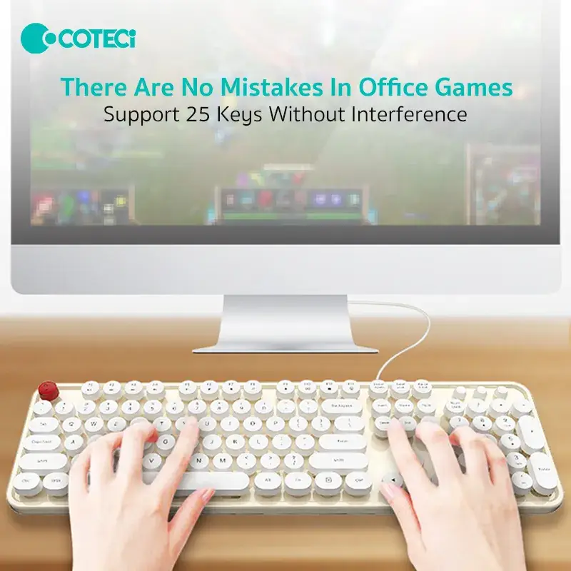 COTECi 84018 Slim Wireless Keyboard