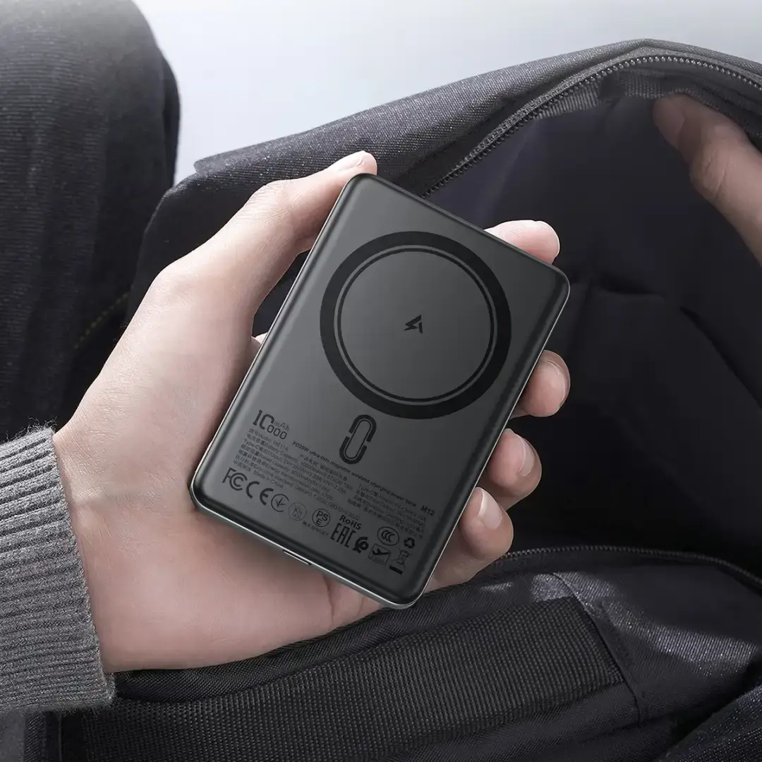 ACEFAST M12 PD20W 10000mAh Slim Magnetic Wireless Power Bank