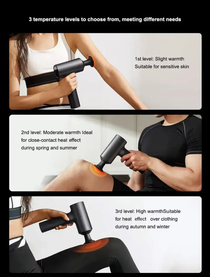 Xiaomi Mijia Smart Fascia Massage Gun with Multiple Speed Levels