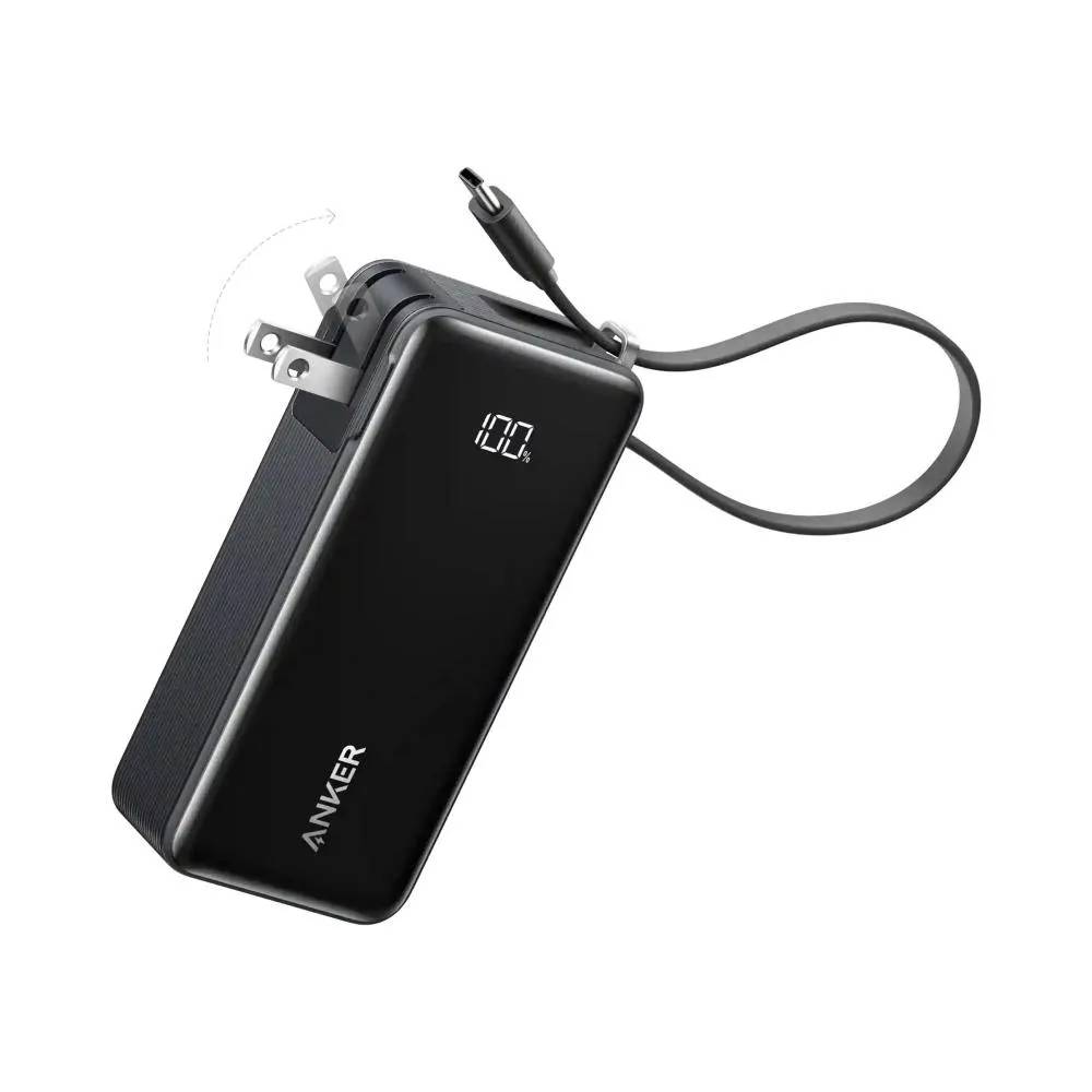 Anker A1637 Fusion 10000mAh 30W Power Bank with Built-in USB-C Cable Anker A1637 Fusion 10000mAh 30W Power Bank with Built-in USB-C Cable