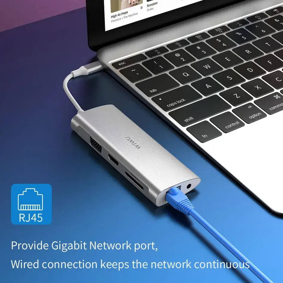 WiWU Alpha A11 11-in-1 USB-C Multiport Adapter Hub