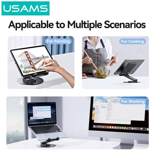 USAMS ZJ080 360° Rotating Desktop Tablet and Phone Holder