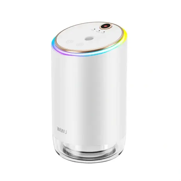 WiWU Starry Ambient Aroma Diffuser – Adjustable Car Air Freshener with LED Light