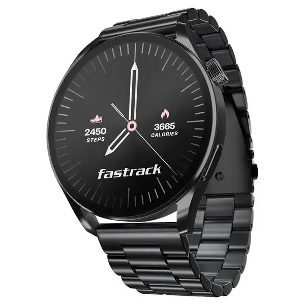 Fastrack Dezire FX1 Smartwatch with 3.5cm UltraVU Display Functional Crown & SingleSync BT Calling