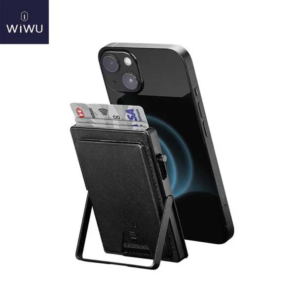 WiWU MW-006 Regal Magnetic Metal Card Holder & Stand WiWU MW-006 Regal Magnetic Metal Card Holder & Stand