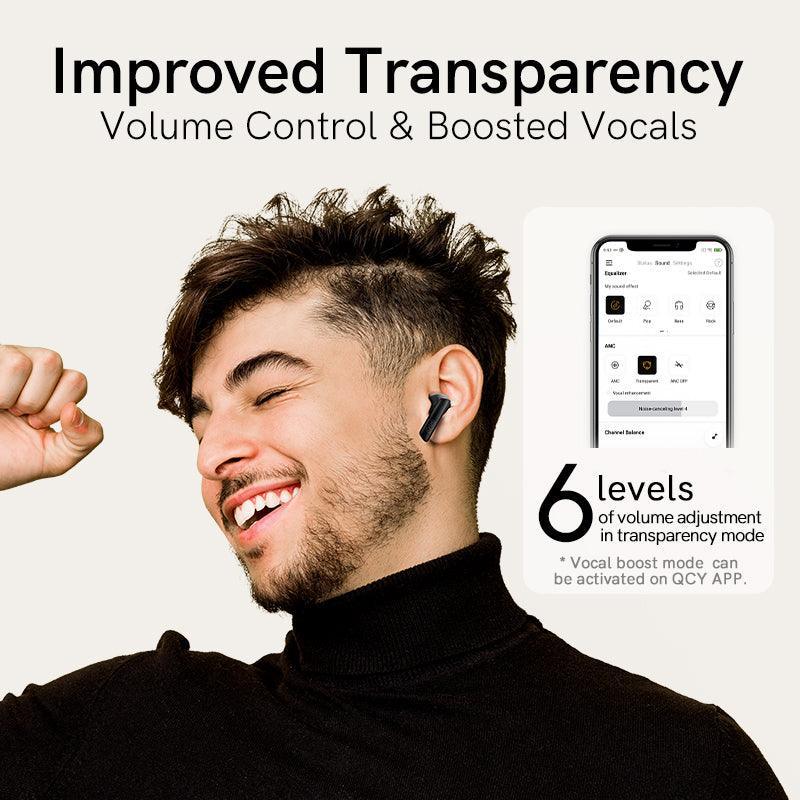 QCY MeloBuds N30 (HT16) 45dB ANC Wireless Earbuds