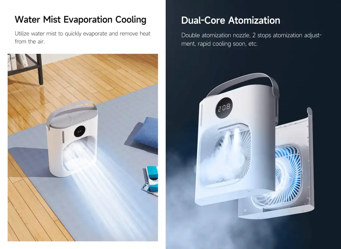 Xiaomi Xiaoda CL08 Mist Cooling Leafless Tower Fan