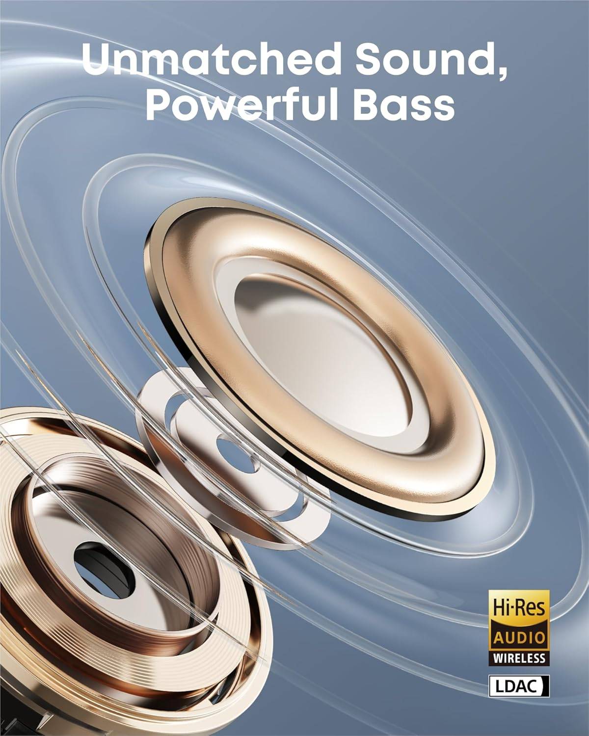 Soundcore AeroClip A3388 Open-Ear Clip-On Earbuds with AI Mics & Powerful Bass