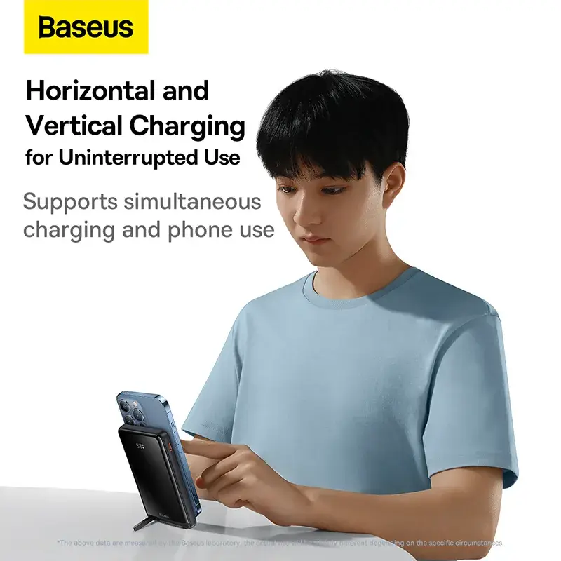 Baseus 10000mAh 20W Magnetic Wireless Power Bank with Bracket