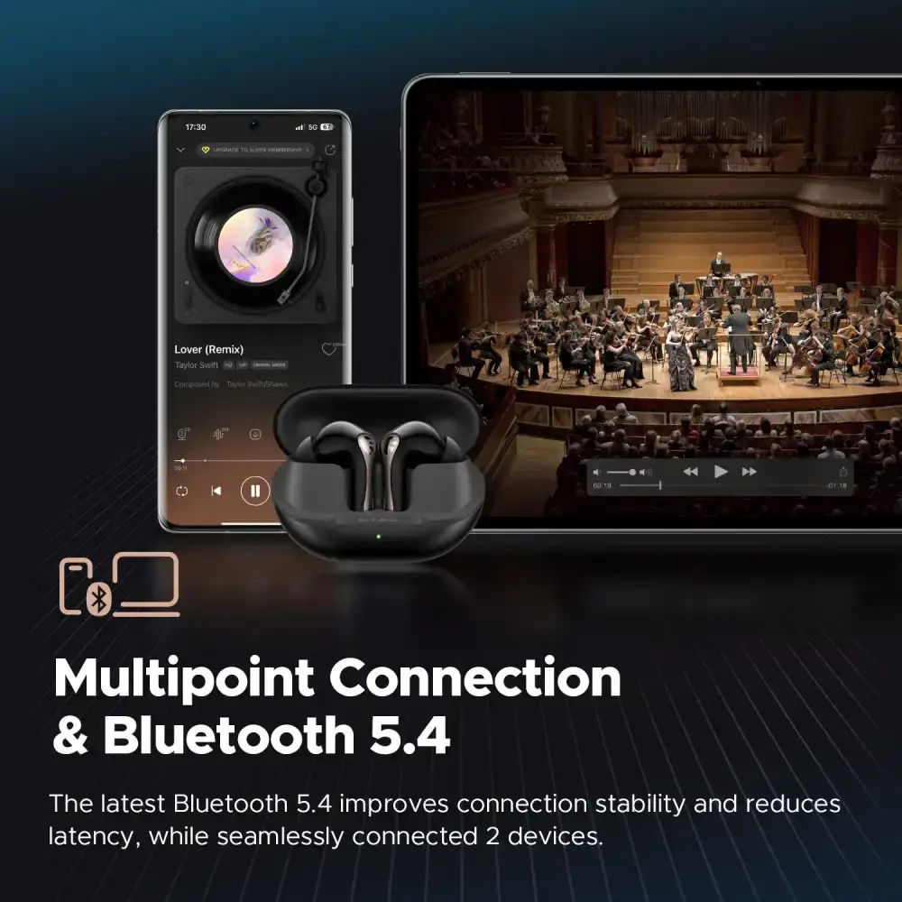 SOUNDPEATS Air5 Pro Adaptive ANC Hi-Res True Wireless Earbuds