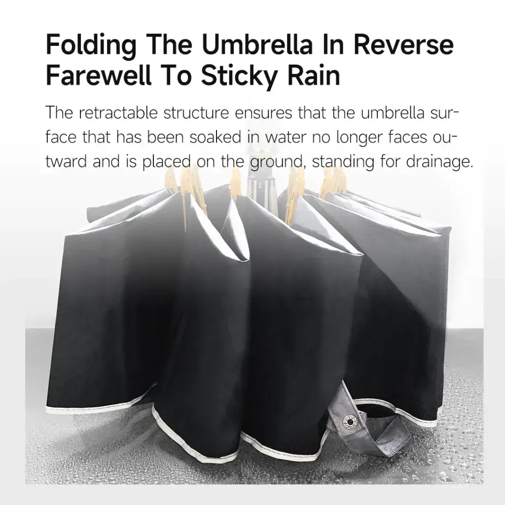Konggu Ten-Bone Reverse Folding Mechanical Automatic Umbrella