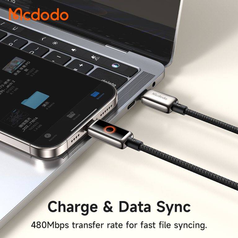 McDodo CA-668 100W USB-C to USB-C Auto Power-Off Charging Cable