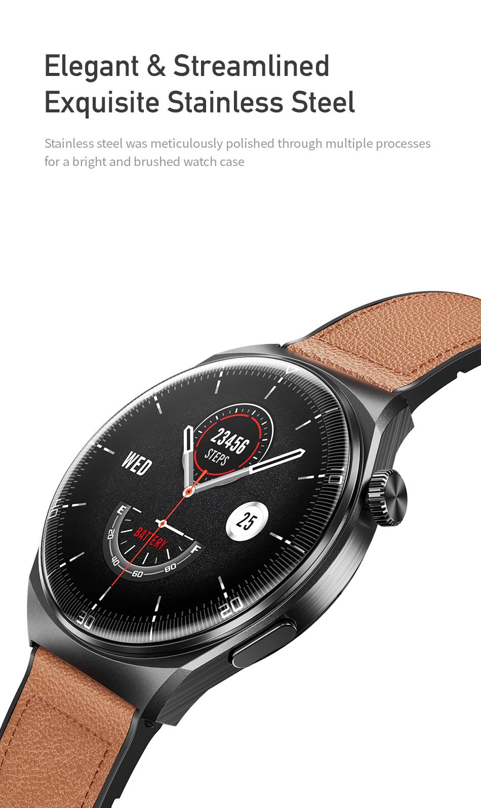 AWEI H27 Smartwatch with Heart Rate Monitoring