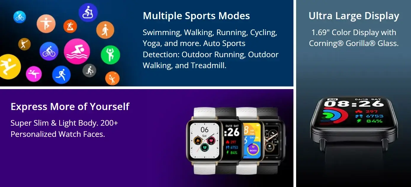 Zeblaze Swim GPS Swimming Waterproof Smart watch