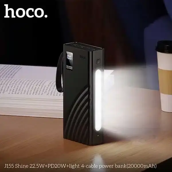 Hoco J155 20,000mAh Power Bank with 22.5W PD Fast Charging