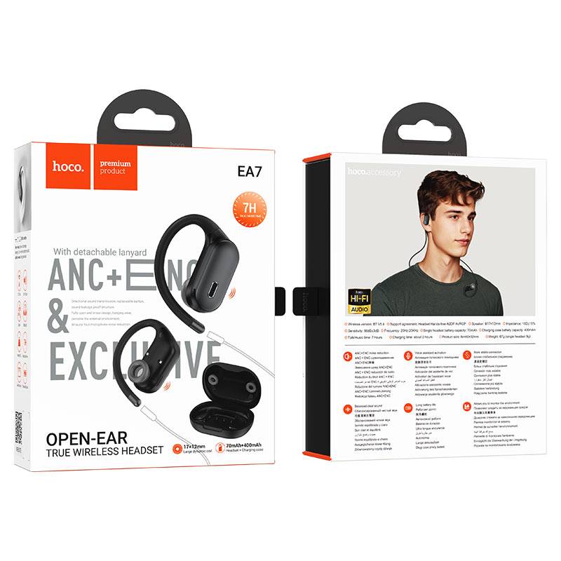 Hoco EA7 True Wireless Earbuds with ANC + ENC Noise Reduction