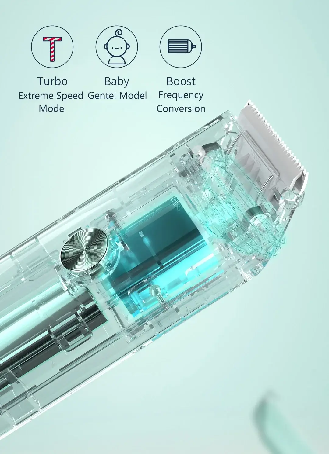 Enchen YOYO Baby Hair Clipper Anti-Clip & Ultra-Quiet Rechargeable Trimmer