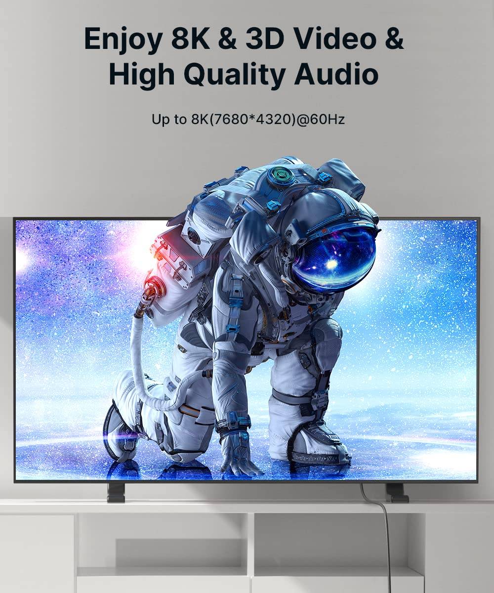JSAUX CV0011 2M HDMI to HDMI Cable 8K @ 60Hz