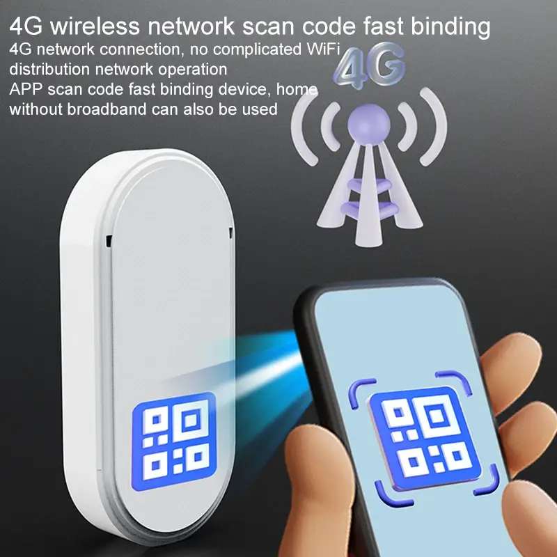 Smart Wireless Video Doorbell with AI Motion Detection and Easy Installation