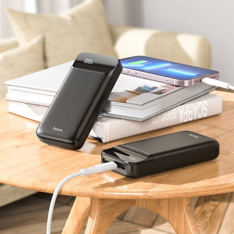 Hoco J89 10000mAh Power Bank with 20W PD Fast Charging & LED Digital Display