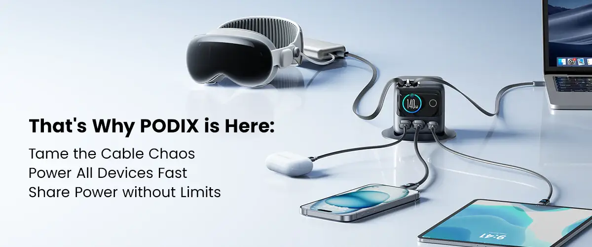 JOYROOM JR-TRD01 PODIX 140W 5-Port GaN Charger