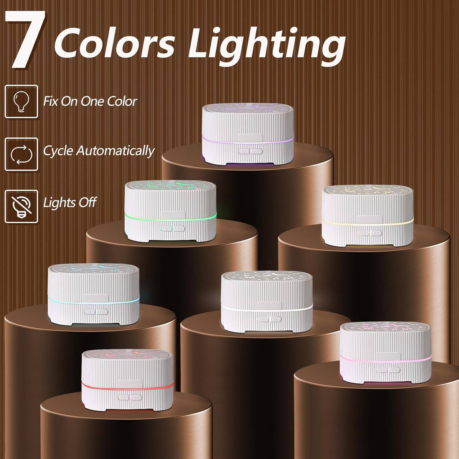 Music Aromatherapy Machine 2-in-1 Essential Oil Diffuser & Air Humidifier