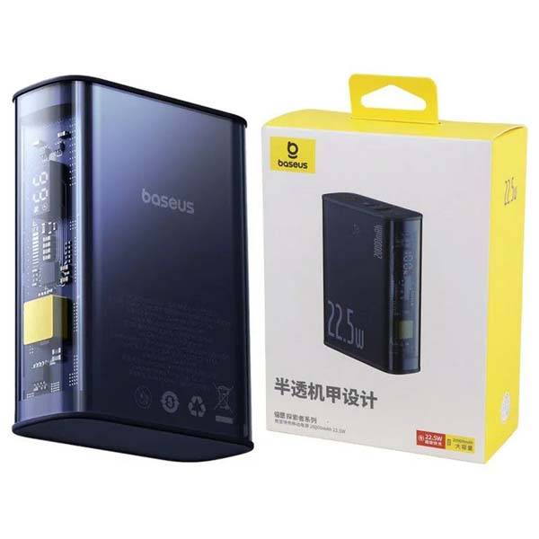 Baseus PPTSZ10 Explorer Series 22.5W Digital Display Power Bank 20000mAh