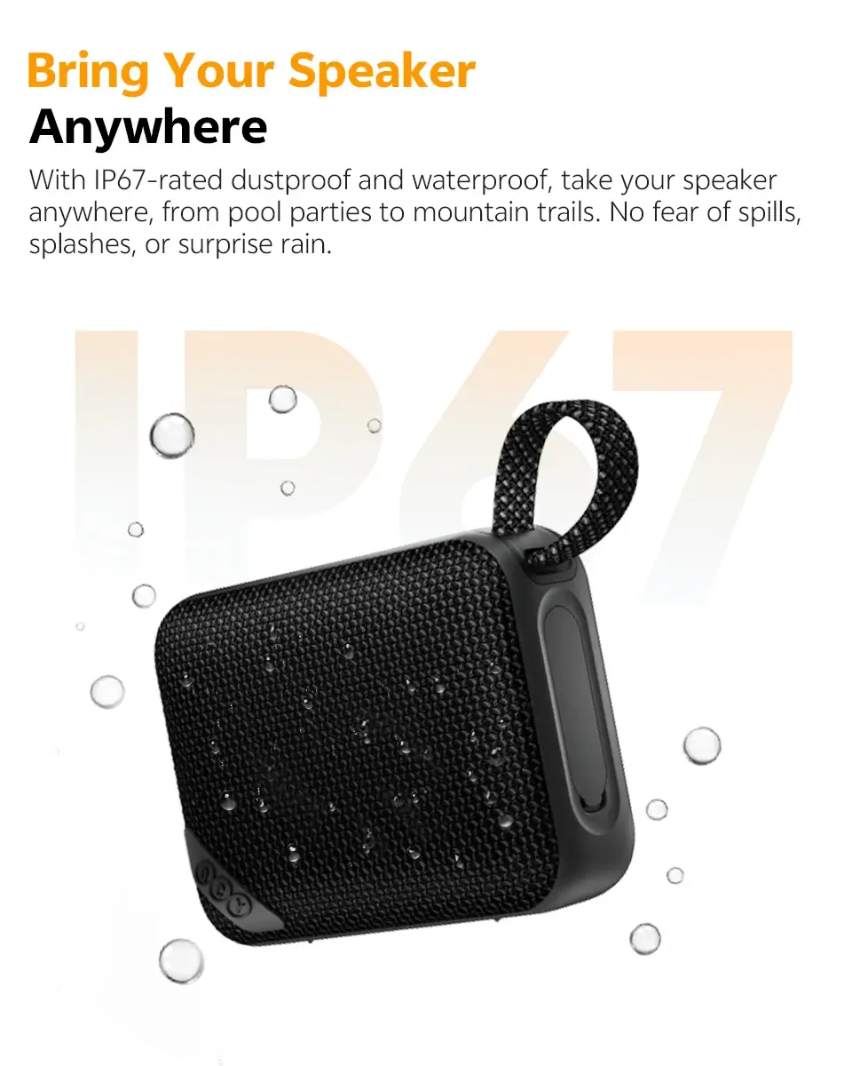 QCY SP2 Portable Bluetooth Wireless Speaker