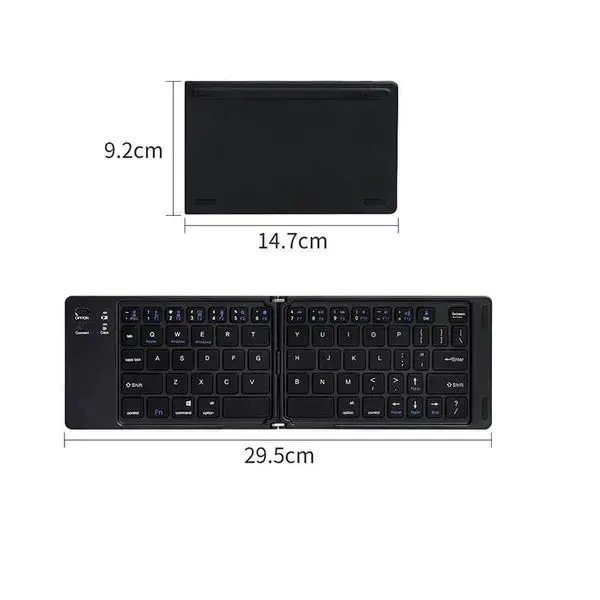 COTECi 64017 Foldable Wireless Bluetooth Keyboard 