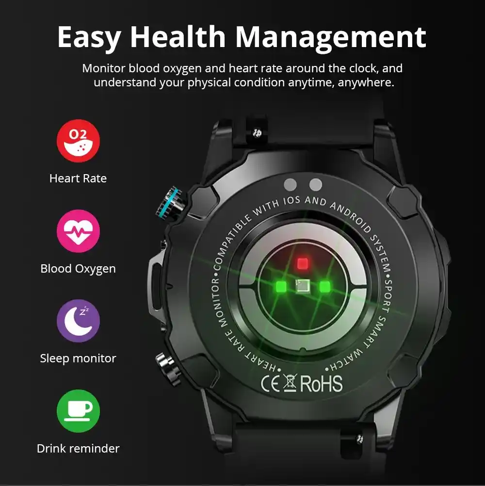 COLMI M42 Military-Grade AMOLED Smartwatch with Bluetooth Calling