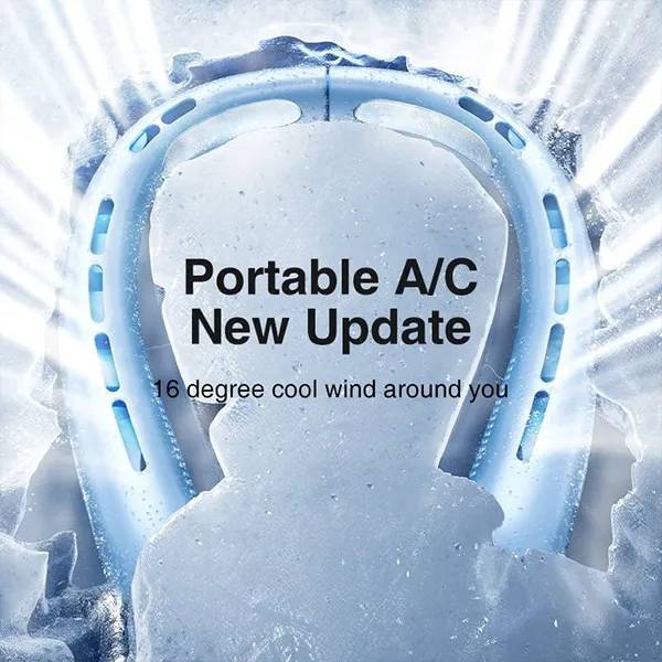 Rtako N03 Ice Ring Portable Neck Hanging Fan