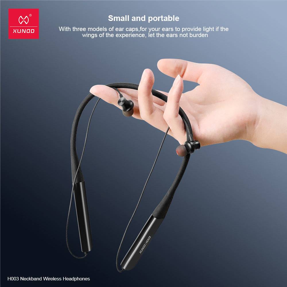 XUNDD H003 Neckband Bluetooth 5.3 Earphones with ENC Noise Reduction